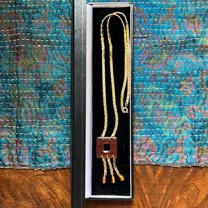 Vintage Amber pendant necklace